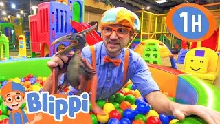 Blippi's Imagination Station In the Ballpit! | BEST OF BLIPPI TOYS | Educational Videos for Kids