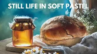 ⚪️ STILL LIFE in SOFT PASTEL - TIMELAPSE