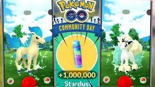 DON'T MISS THE 3x STARDUST on Ponyta Community day