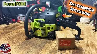 EASY Poulan Carburetor Replacement! (P3314)