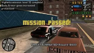 GRAND THEFT AUTO Liberty City Stories : Vehicle Mission : Vigilante Missions 12 Levels
