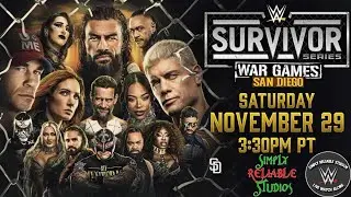Simply Reliable Studios Presents: WWE - Survivor Series WAR GAMES Watch Along