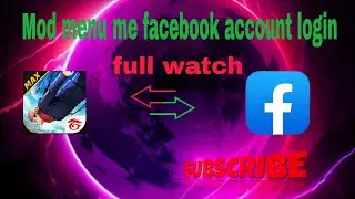 ✅ Mod menu me facebook account kese login kare full video setup ✅