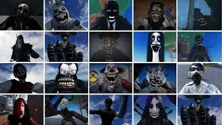 ROBLOX CREEPY JUMPSCARES HORROR OBBY, RONIE CLOWN, RINGMASTER, TWIN MIMIC