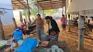 #ขั้วหมู2ตัวทอดปลาลาบปลาเตียมงาน(ขอ)หมั้นหลานสาวตาผายผ่ายเจ้าบ่าวยังบ่อมา