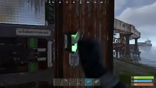 rust easy way to get blue keycard and basic blueprint fragment  from ferry terminal