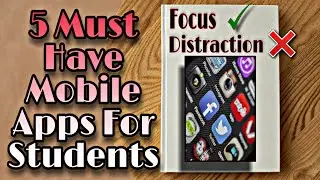 5 useful apps for students android - best mobile applications - study to success -  in Hindi