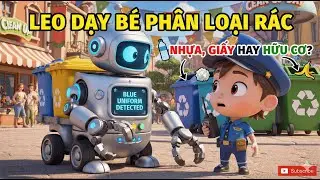 ♻️ Eco-Bot Bị Hỏng! Leo Dạy Bé Cách Phân Loại Rác: Nhựa, Giấy Hay Hữu Cơ?