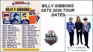 ZZ Top's Billy Gibbons Sets 2026 Tour Dates