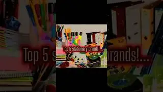 top 5 stationary brands in world #vimalarts #drawing #stationery