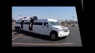 Triple Axle Hummer Butterfly Doors by Avital limousine
