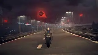 SciFi Moto Chase Animation