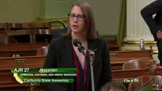 Friedman: Nazarian's Joint Resolution Raises Awareness about Armenian, Assyrian and Greek Genocide