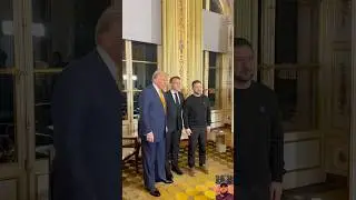 Donald Trump & Macron vs Zelensky 😳🔥 #donaldtrump #macron #zelensky #trump #trumpnews #whitehouse