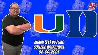 Miami vs Duke 2/6/23 College Basketball Free Pick CBB Betting Tips
