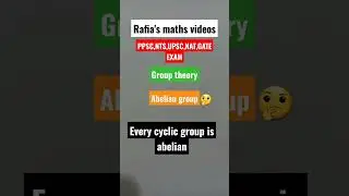 Group theory| Cyclic group| #viral #shorts #viralshorts #math #mathtrick #mathhack #grouptheory