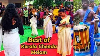 Best of Kerala Chenda Melam 🥁🔥 | Girls Team Chenda Melam Dance Performance