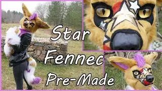 Star Fennec Fox partial FOR SALE! (Furry Time Creations)