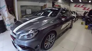 ZungFu Mercedes ME W176 A45 Facelift AMG by Wrap Workz Hong kong (GoPro HD)