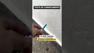 Engenheiro civil e arquiteto, o que causa essas fissuras? E a&iacute;, &eacute; fissura, trinca ou rachadura? 👀