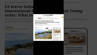 International Solar Alliance 🔥 #news #usa #india #isa #indian #global #trump #modi #france #viral
