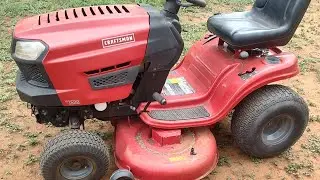 I BOUGHT A $25 CRAFTSMAN RIDING MOWER!!!!!! WILL IT RUN AND MOW??????