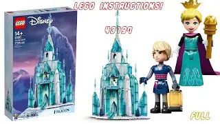 The Ice Castle 43197 Disney LEGO Instructions