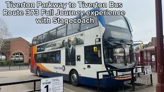 Tiverton Parkway to Tiverton Bus Route 373 Full Journey experience with Stagecoach
