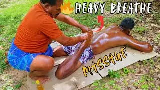 🔱Hogenakkal Heavy😤💨 Breathe Massage Is 🥰Back | 💯ASMR Grinding Massage | 🍃Natural Sounds #massage