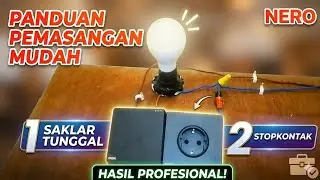 Cara memasang stopkontak & saklar Nero dengan mudah cara gambungkan stopkontak & saklar Nero