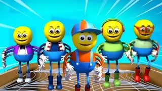 Five Little Spiders Jumping On The Bed Nursery Rhyme And Kids Song by The Five Little Show