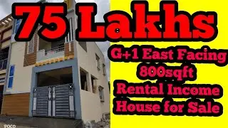G+1 East Facing 800sqft House for Sale in Bangalore Horamavu k channasandra kalkere