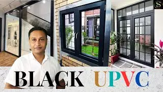 Black Color UPVC | Black UPVC Slider Door & window