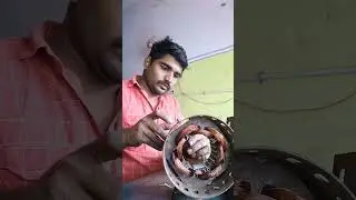 Grinder motor coil rewinding