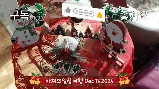 Senior couple trip 힐링 브이로그 송년 파티 아찌의일상여행 
