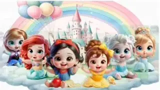 Disney Princess Colouring Fun For Kids And Toddlers, Preschool Learning Drawing Step By Step Easy 