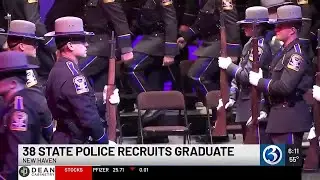 38 new state troopers graduate from Connecticut State Police Academy