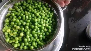 Easy way to store green peas for 6 months || Kitchen Hack || Homemade Frozen Peas