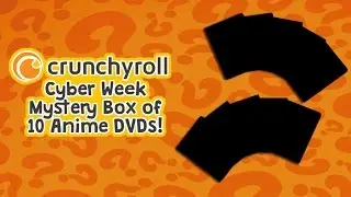 CrunchyRoll Cyber Week DVD Unboxing Dec 2016 - Anime Mystery Box