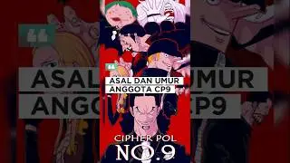 Asal dan umur anggota CP9 #shorts #onepiece #anime