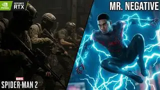 Miles vs Kraven's Army & Mr. NEGATIVE Entry (RTX - 5060) | Marvel's Spider Man 2