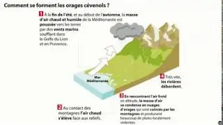 Comment se forment les orages c&eacute;venols - Plan&egrave;te Environnement