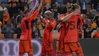 ALL ANGLES | Corey Baird strikes first at Shell Energy Stadium | #HOUvRSL #MLSCupPlayoffs
