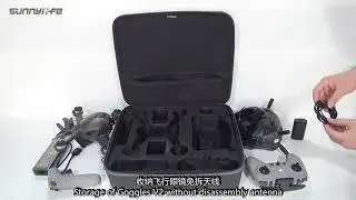 Sunnylife Tas DJI FPV Combo Bag Shock Proof Carrying Case