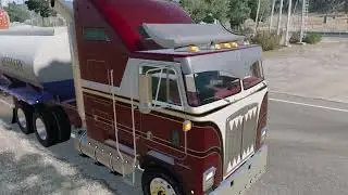 Transporte de Cisterna de Diesel - Tanques a Mina (BeamNG)