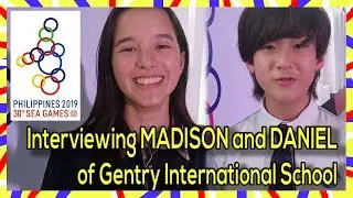 Interviewing Madison and Daniel of GIS | 2019 SEA Games Volunteers Program | Usap Usap University