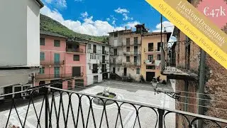 &euro;47k ~ HISTORIC PLAZA HOME in Ormea Piedmont ~ Historic Village House in Italy ~ Italian Property