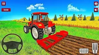 Modern Tractor Farming Simulator 3D 😱 | big belar chalaya khet mein | Realistic Android Gameplay