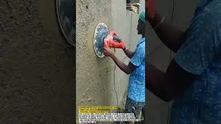 Amazing Electric Wall Plastering Machine Fast Cement Wall Smoothing Tool  Construction Innovation