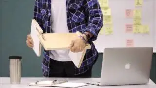 LEVIT8 The flat folding portable standing desk